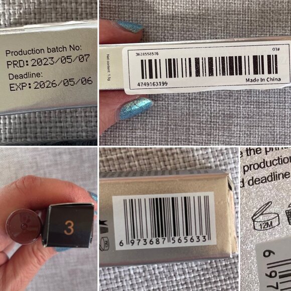 Suake 4 Headed Contouring Eyebrow Pen Waterproof Shade 3 Reddish Brown Full Size - Picture 5 of 5